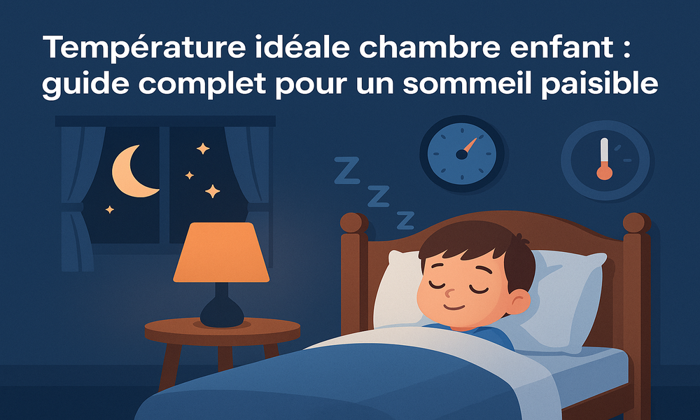 Température idéale chambre enfant : guide complet pour un sommeil paisible