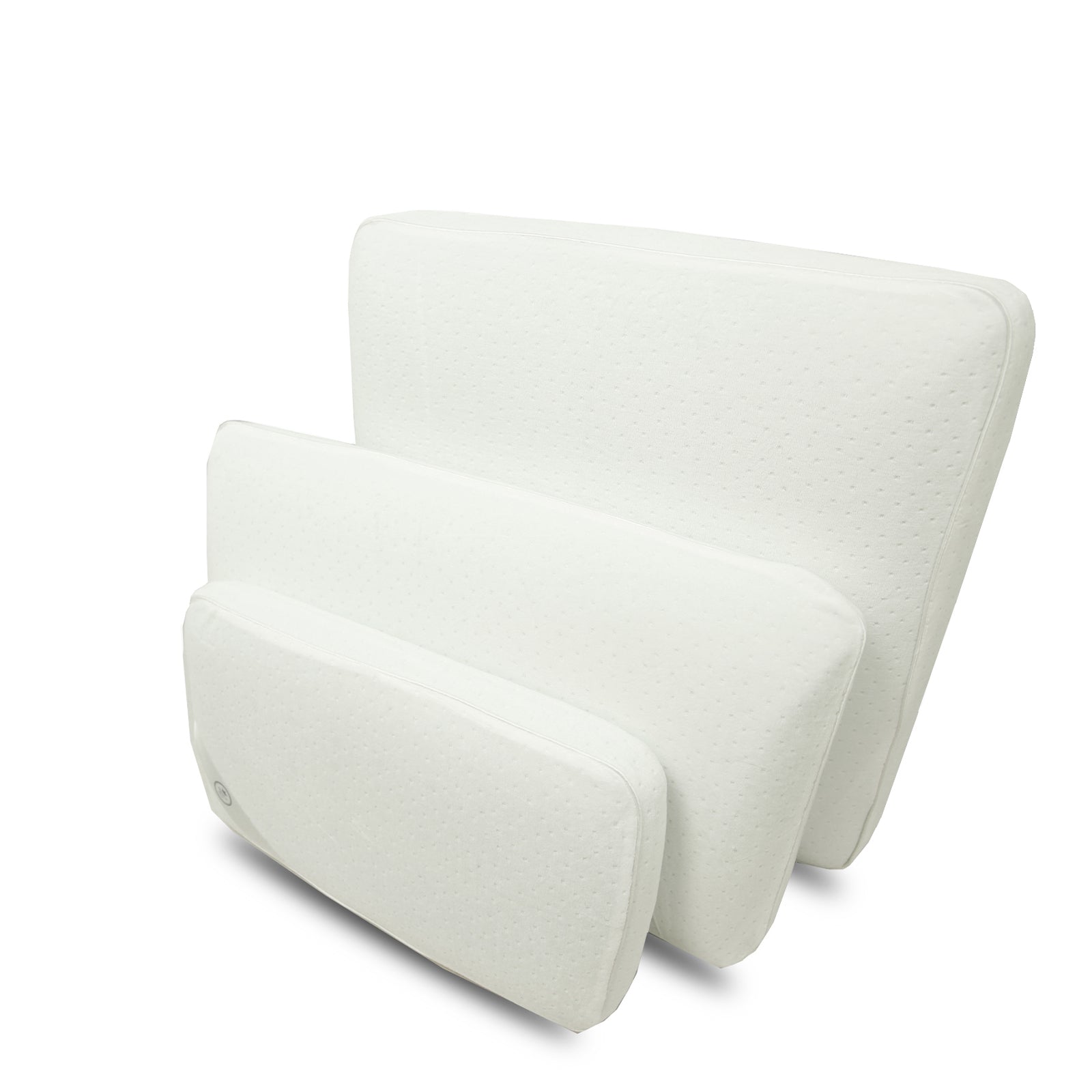 Memory foam pillow, micro-perforated, removable cover - Fantasia White Collection