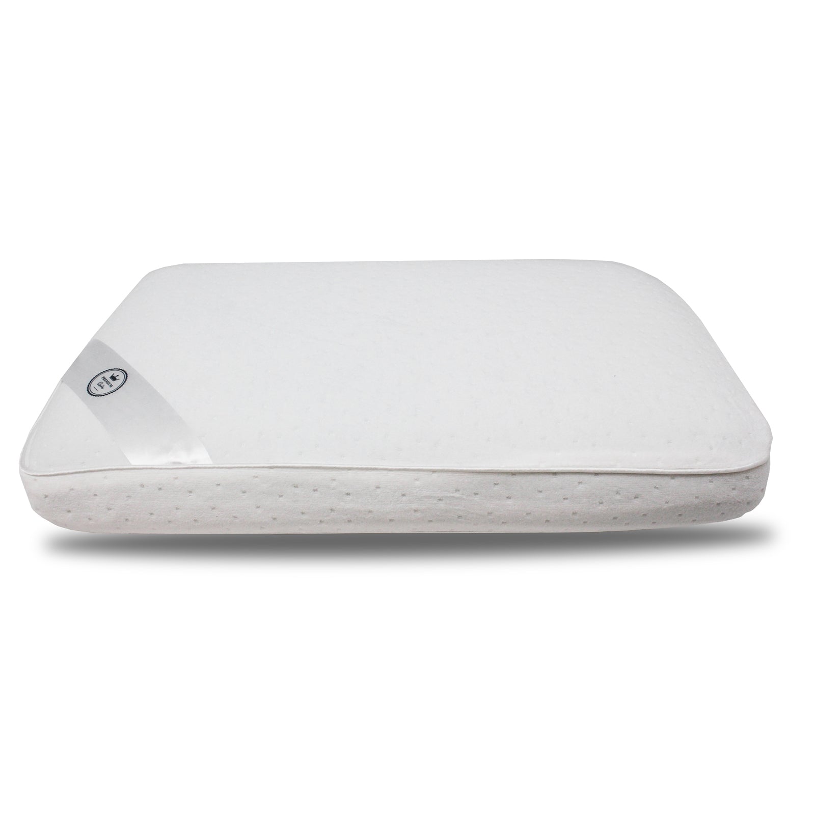 Memory foam pillow, micro-perforated, removable cover - Fantasia White Collection