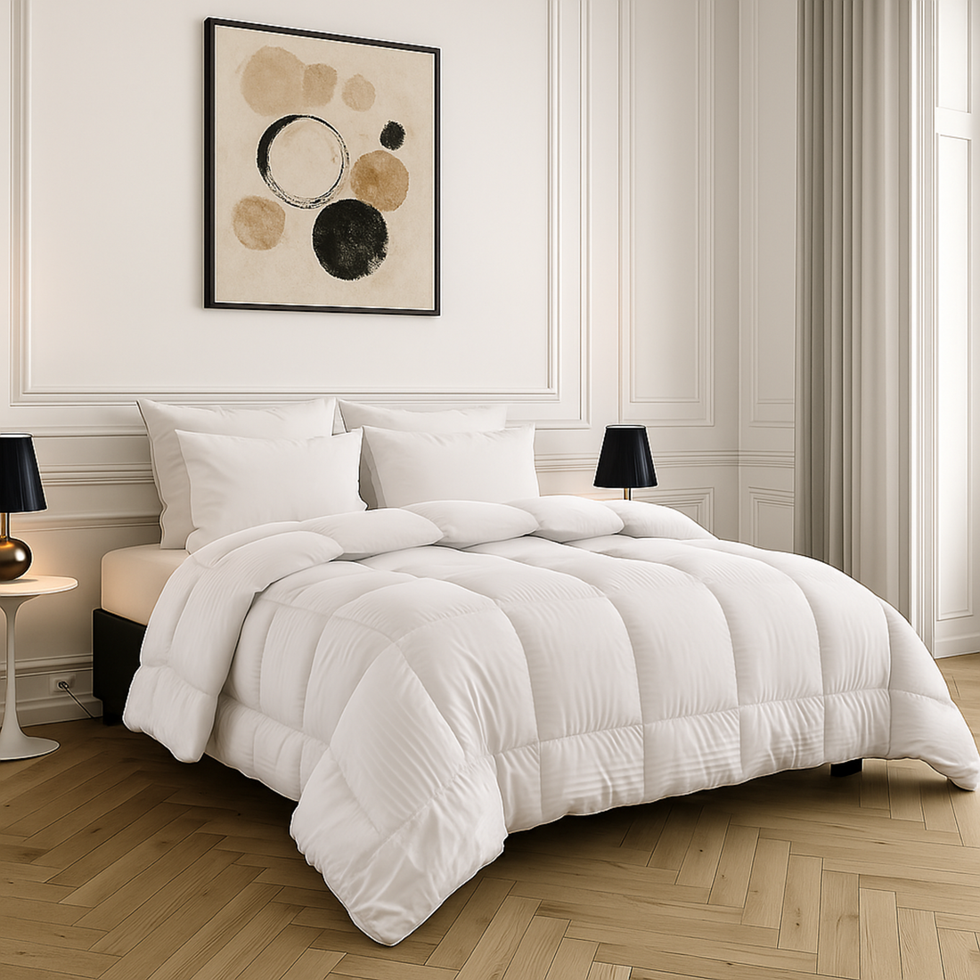 Couette 4 saisons, thermorégulatrice, aération optimisée - Collection Bellagio