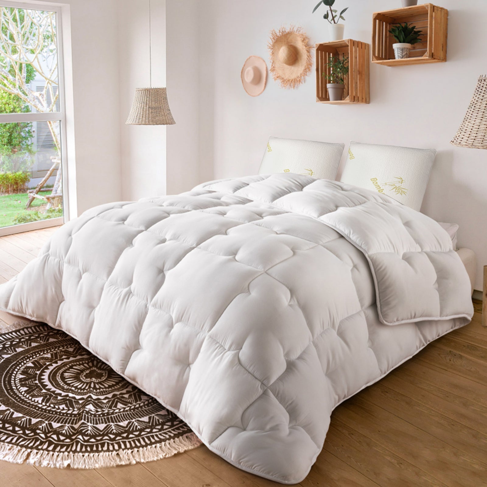 Pack Promo Diamant : Couette + Oreiller 40x70 cm et 60x60 cm + Traversin