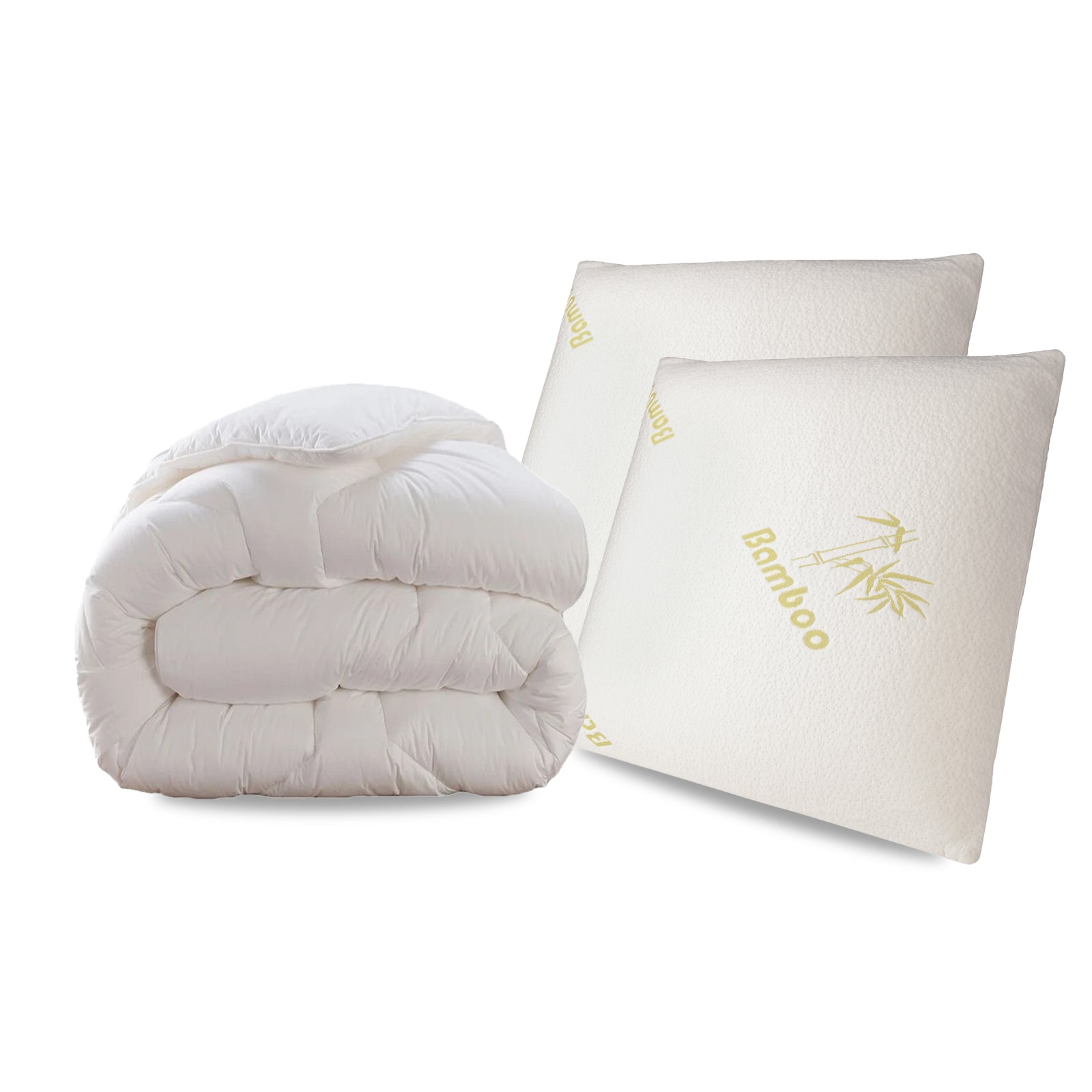 Pack Promo Diamant : Couette + Oreiller 40x70 cm et 60x60 cm + Traversin