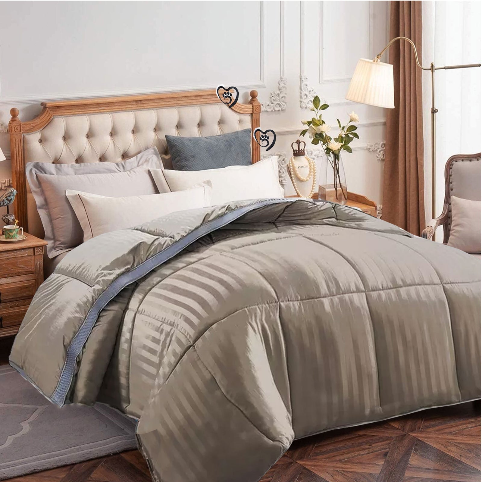 Pack Promo Rubis : Couette & Oreiller 40x70 cm et 60x60 cm