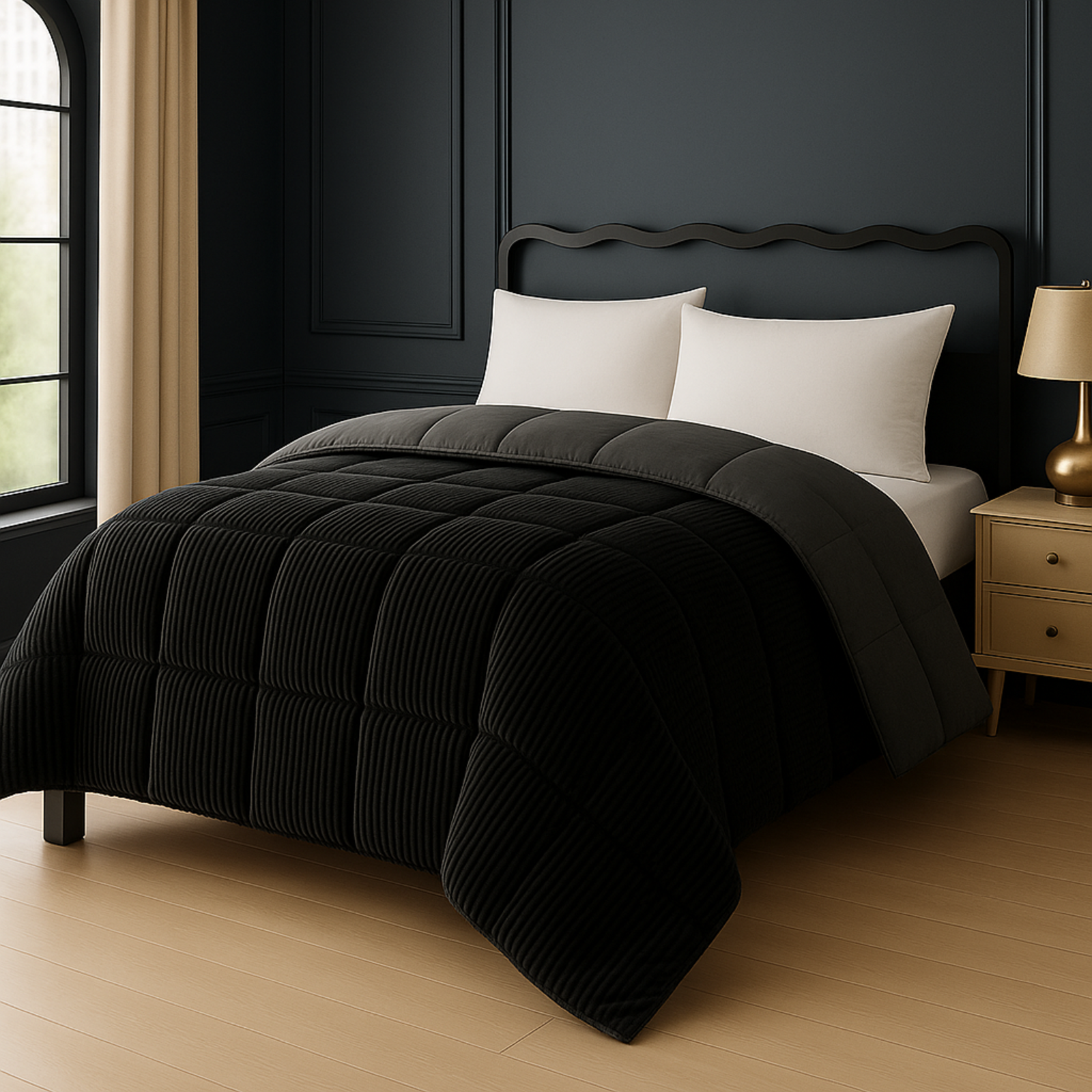 Couette haut de gamme grand froid, réversible - Collection Coton Club