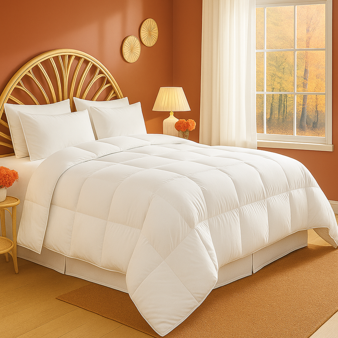 Couette plume automne/hiver, naturelle, respirante - Collection autonme