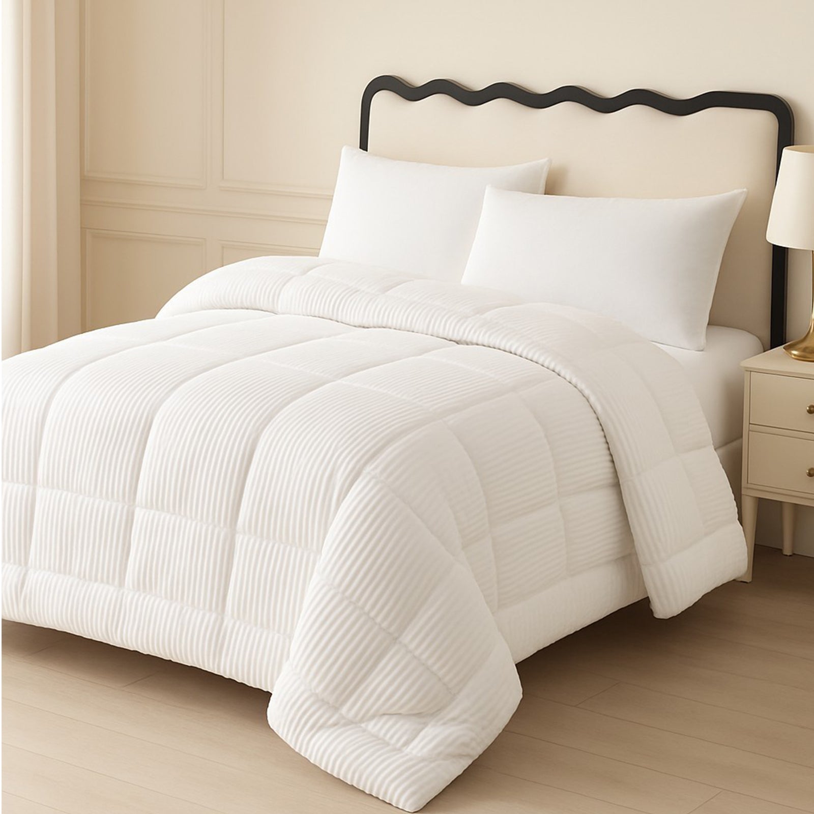 Couette haut de gamme grand froid, réversible - Collection Coton Club