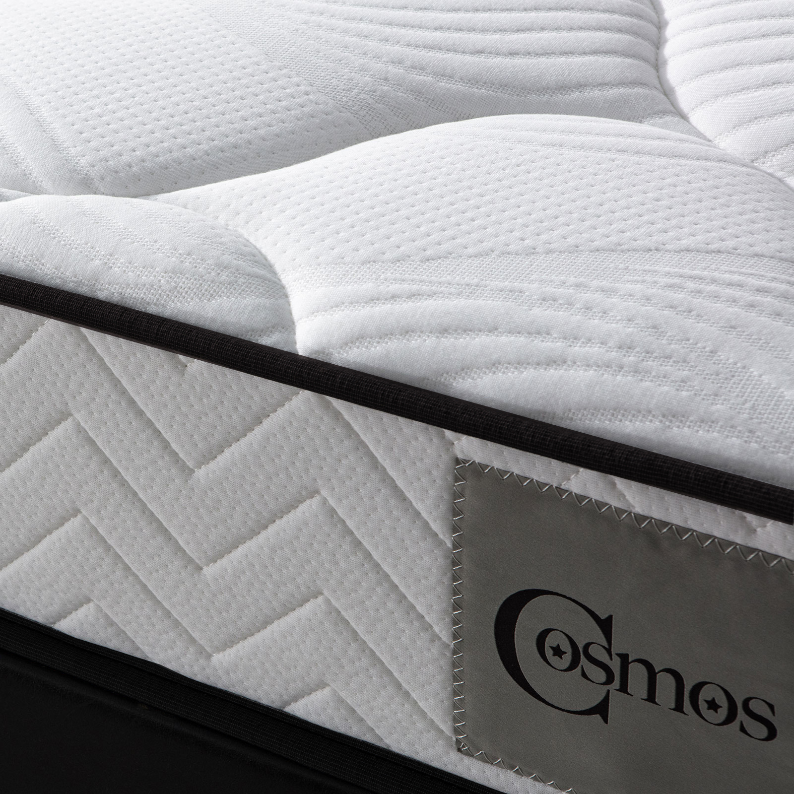Matelas ressorts ensachés, mémoire de forme - Collection Cosmos