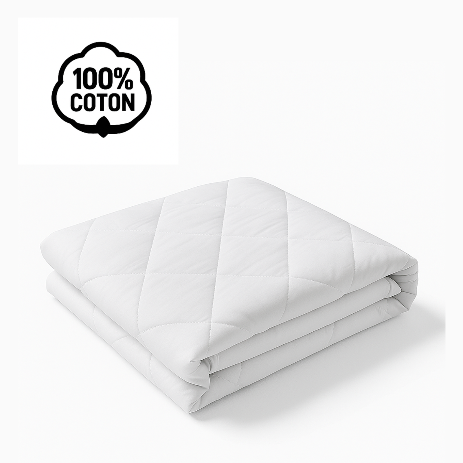 Protège-matelas 100% coton, aération optimisée - Collection Confort Palace