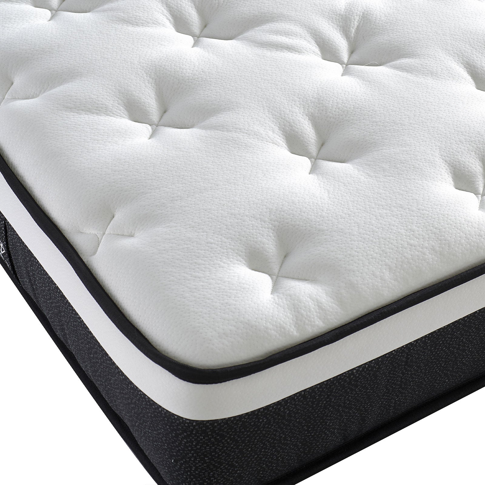 Matelas mémoire de forme et ressorts ensachés 3 zones - Collection Black Diamond