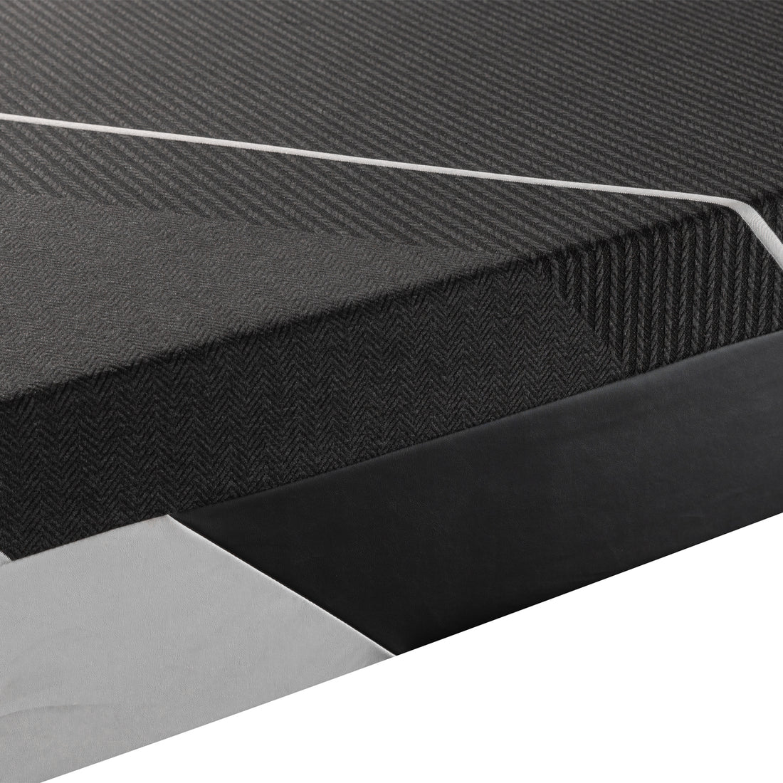 Matelas mémoire de forme Bambou-Charbon et ressorts ensachés – Collection Naturelle