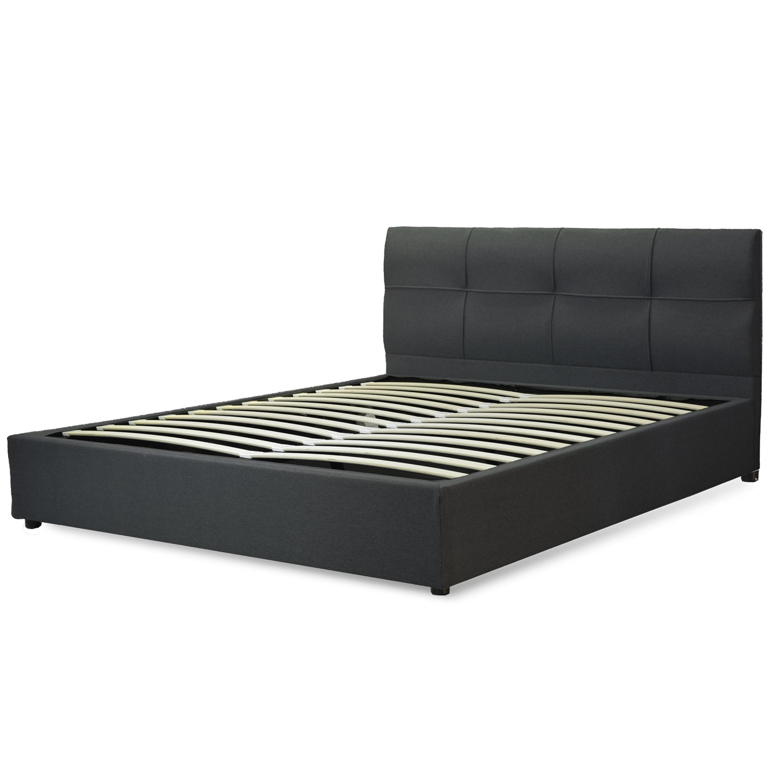 Innovatives VariLuxe-Bett mit Stauraum - Austauschbares Kopfteil: Kunstleder und großer Stauraum