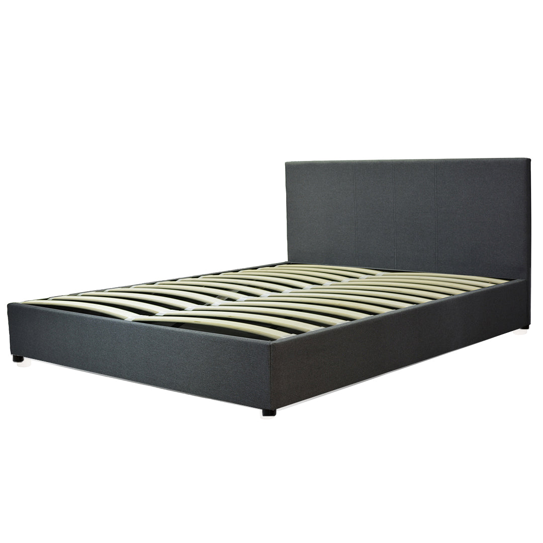 Innovatives VariLuxe-Bett mit Stauraum - Austauschbares Kopfteil: Kunstleder und großer Stauraum