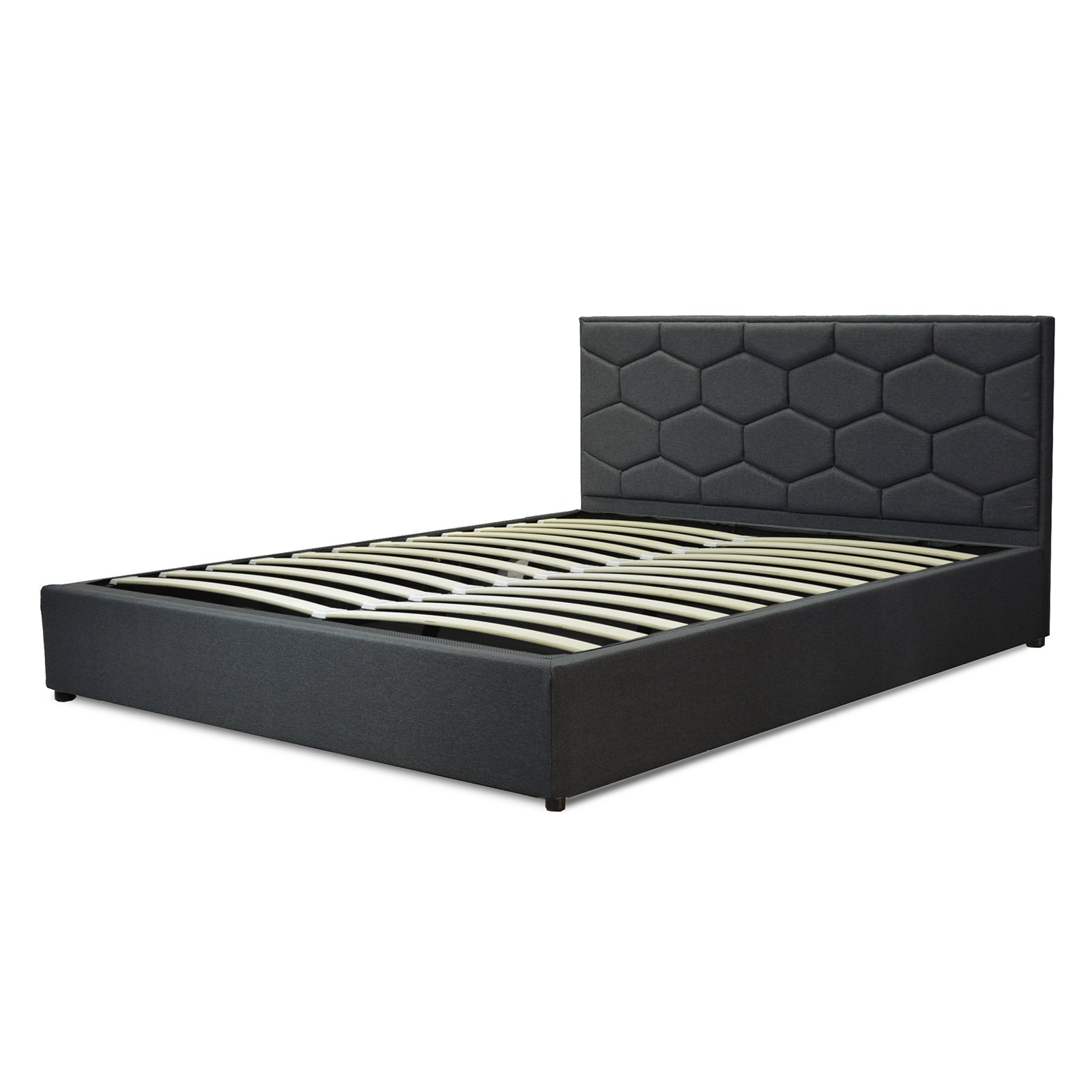 Innovatives VariLuxe-Bett mit Stauraum - Austauschbares Kopfteil: Kunstleder und großer Stauraum