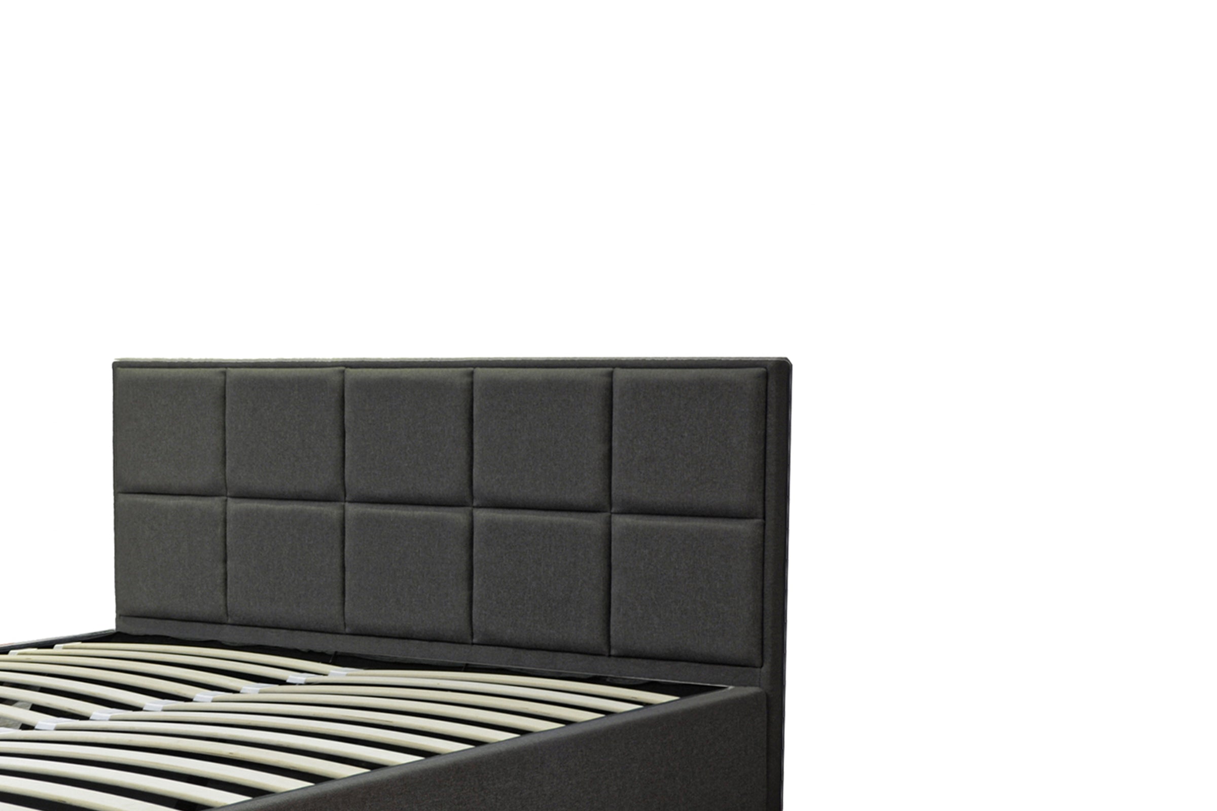 Innovatives VariLuxe-Bett mit Stauraum - Austauschbares Kopfteil: Kunstleder und großer Stauraum