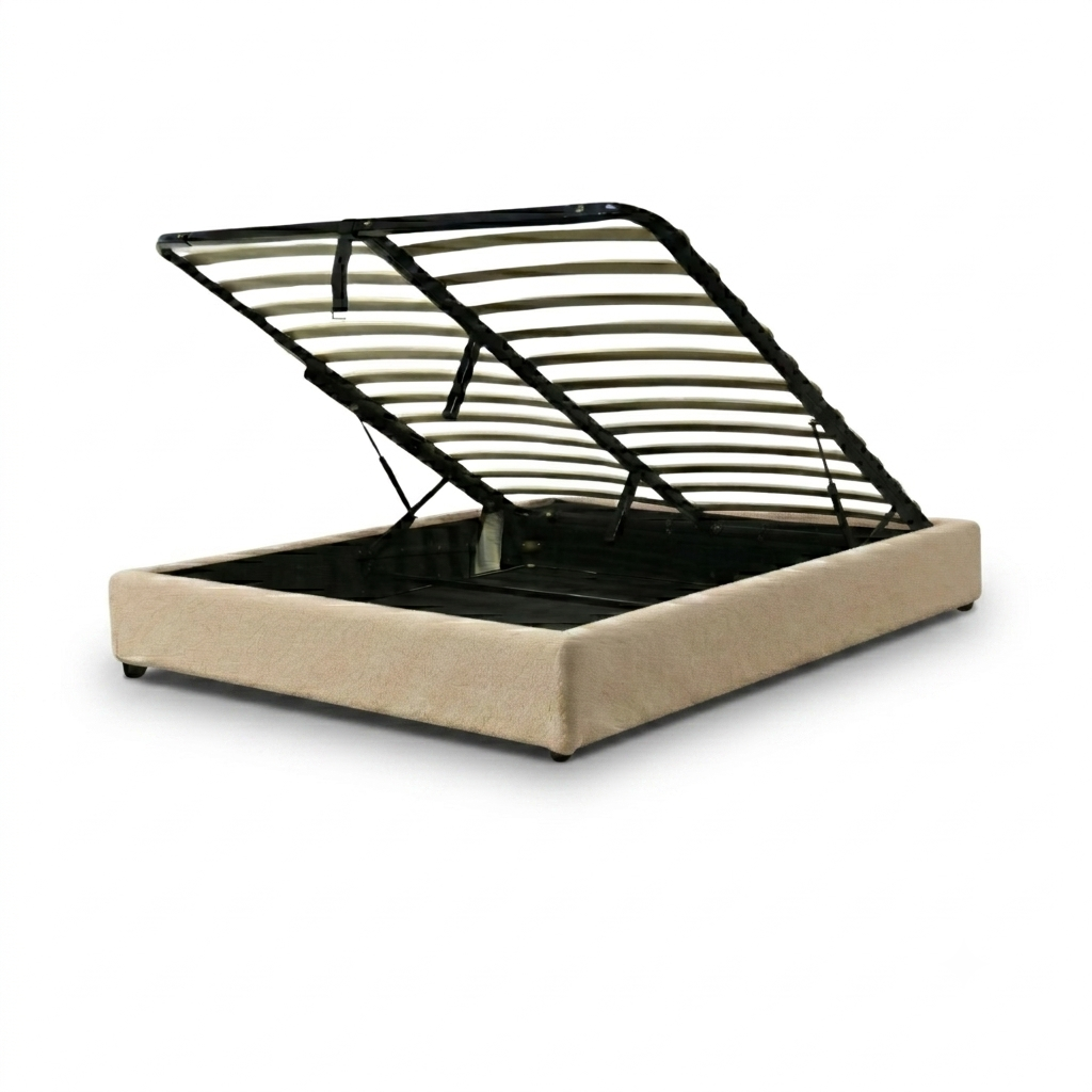 Loop pile storage bed, flexible slats, large storage space - Vegas Collection