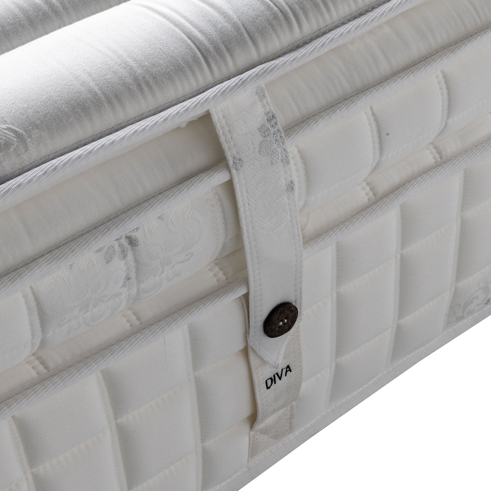 Matelas haut de gamme, 38 cm, réversible été/hiver - Collection Diva Luxury Hotel