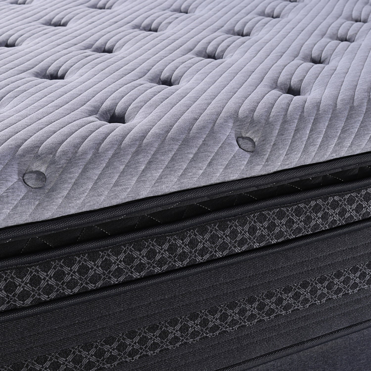 Matelas ressorts ensachés avec double surmatelas mémoire de forme - Collection Nuage