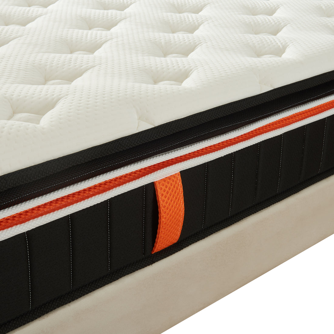 Matelas mémoire de forme avec deux surmatelas - Collection Épais