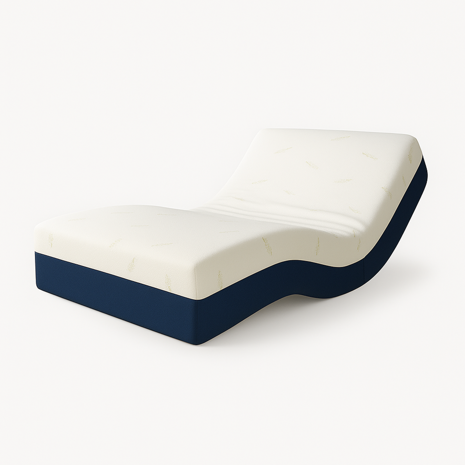 Pack Lit Electrique orthopédique velours côtelé gris Technoflex : matelas inclus