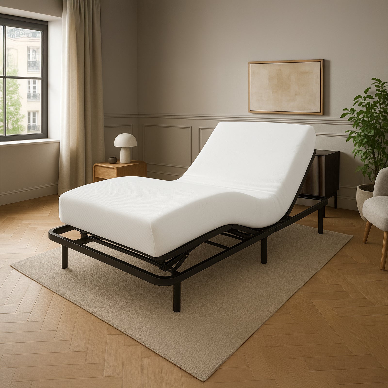 Matelas pour Lit de relaxation Électrique : Mémoire de forme et déhoussable