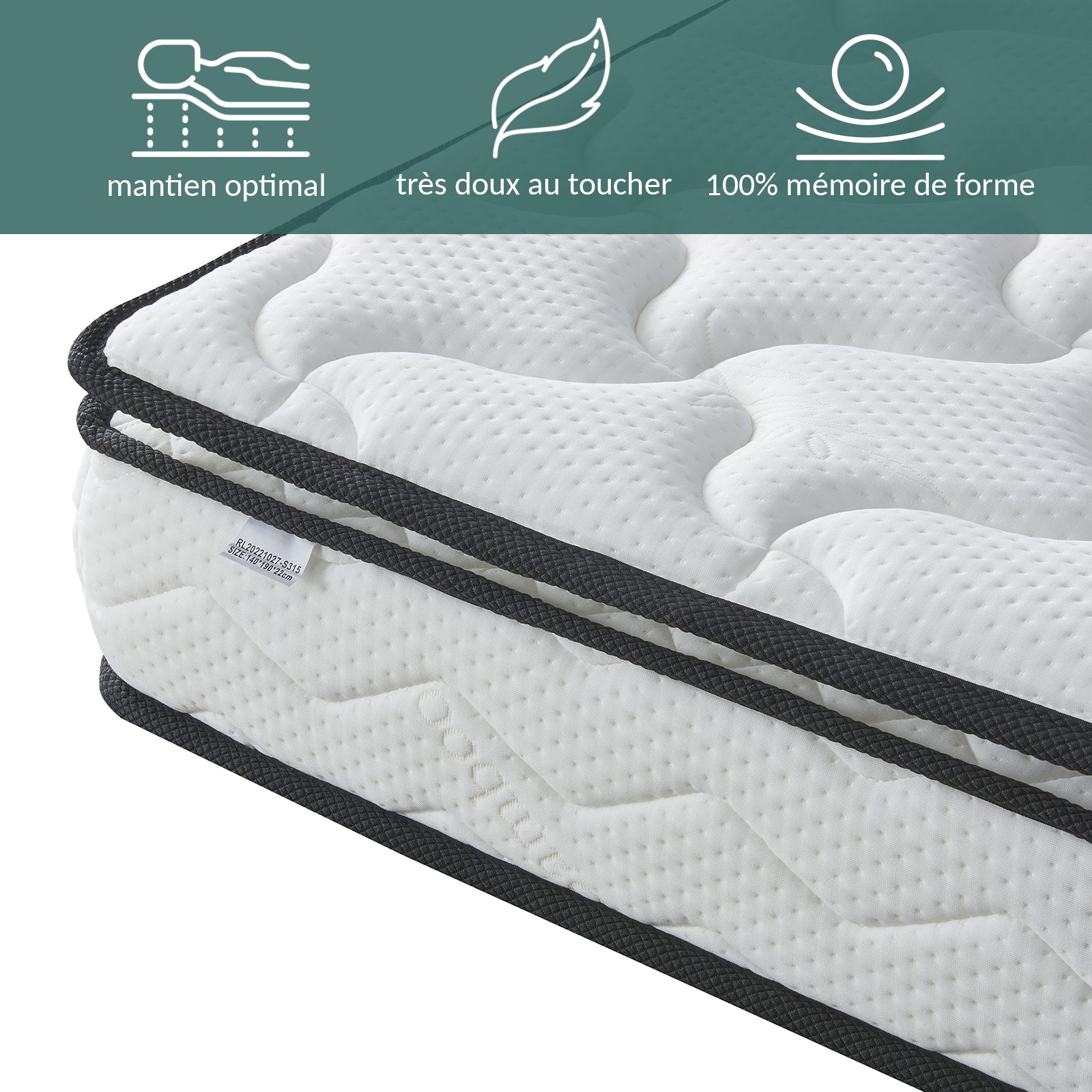 Pack Vintage : Lit Rétro Chic & Matelas César