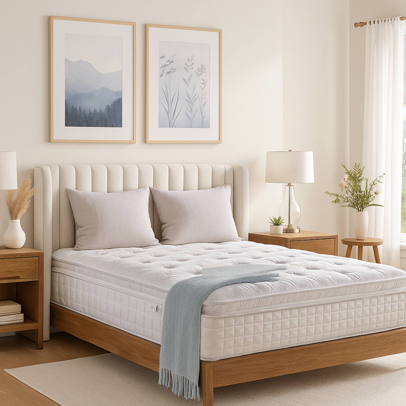 Matelas latex, ressorts, mémoire de forme - Collection Perle