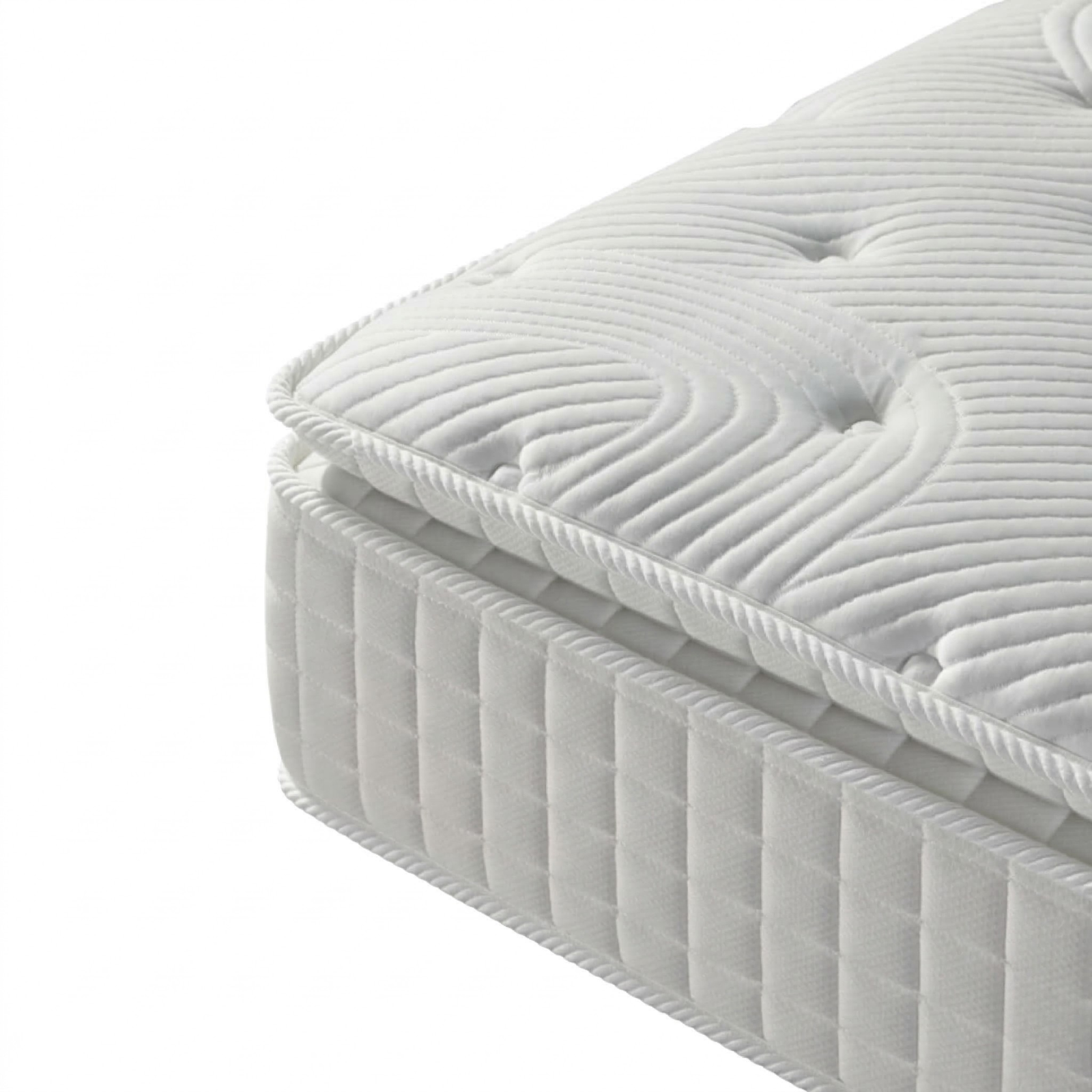 Latex, spring, and memory foam mattress, 27 cm thick, lightweight and joint-relieving - Perle Collection