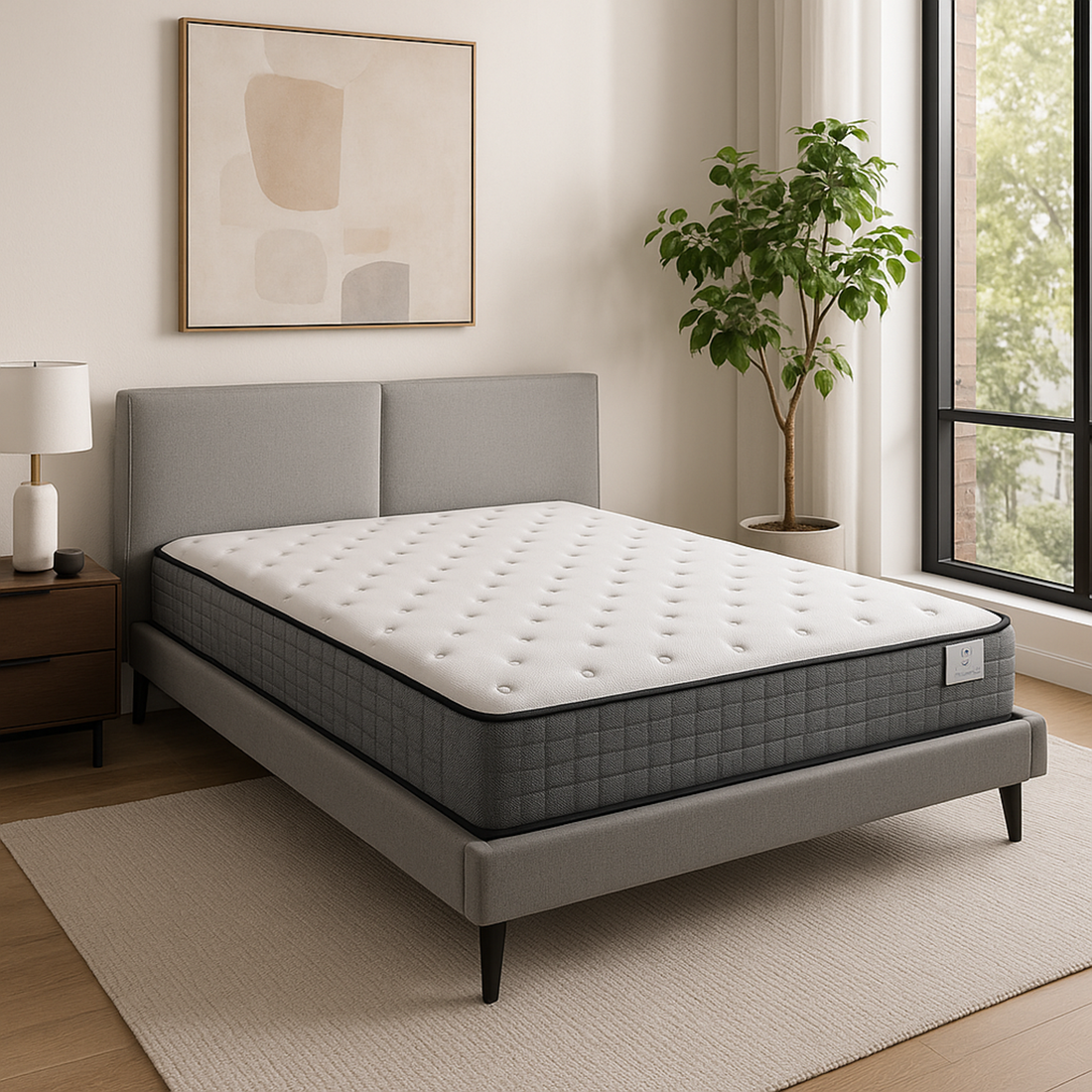 Matelas mémoire de forme, ressorts ensachés - Collection Essentiel
