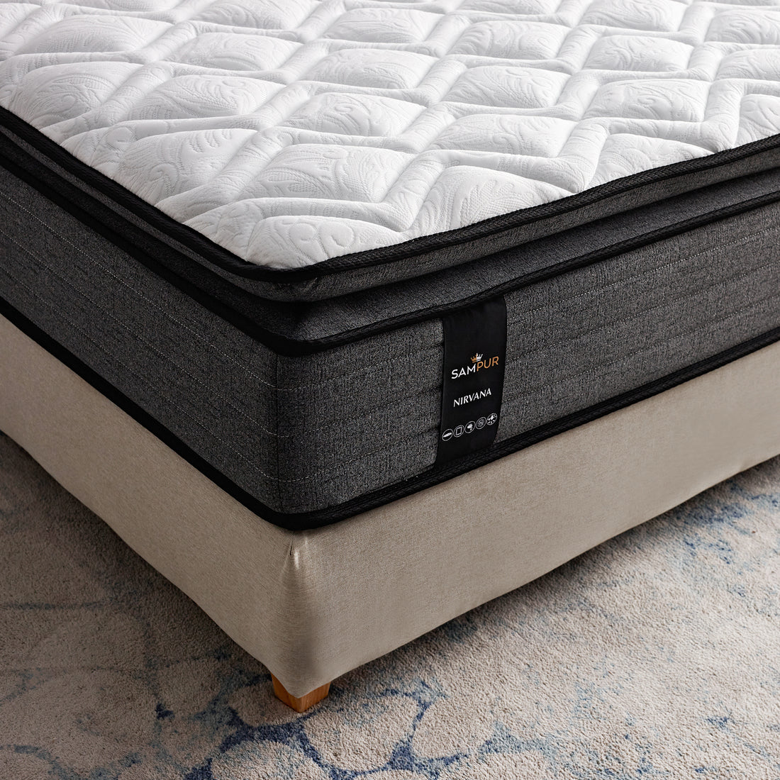 Nirvana-Matratze: Memory Foam, Federn und Latex