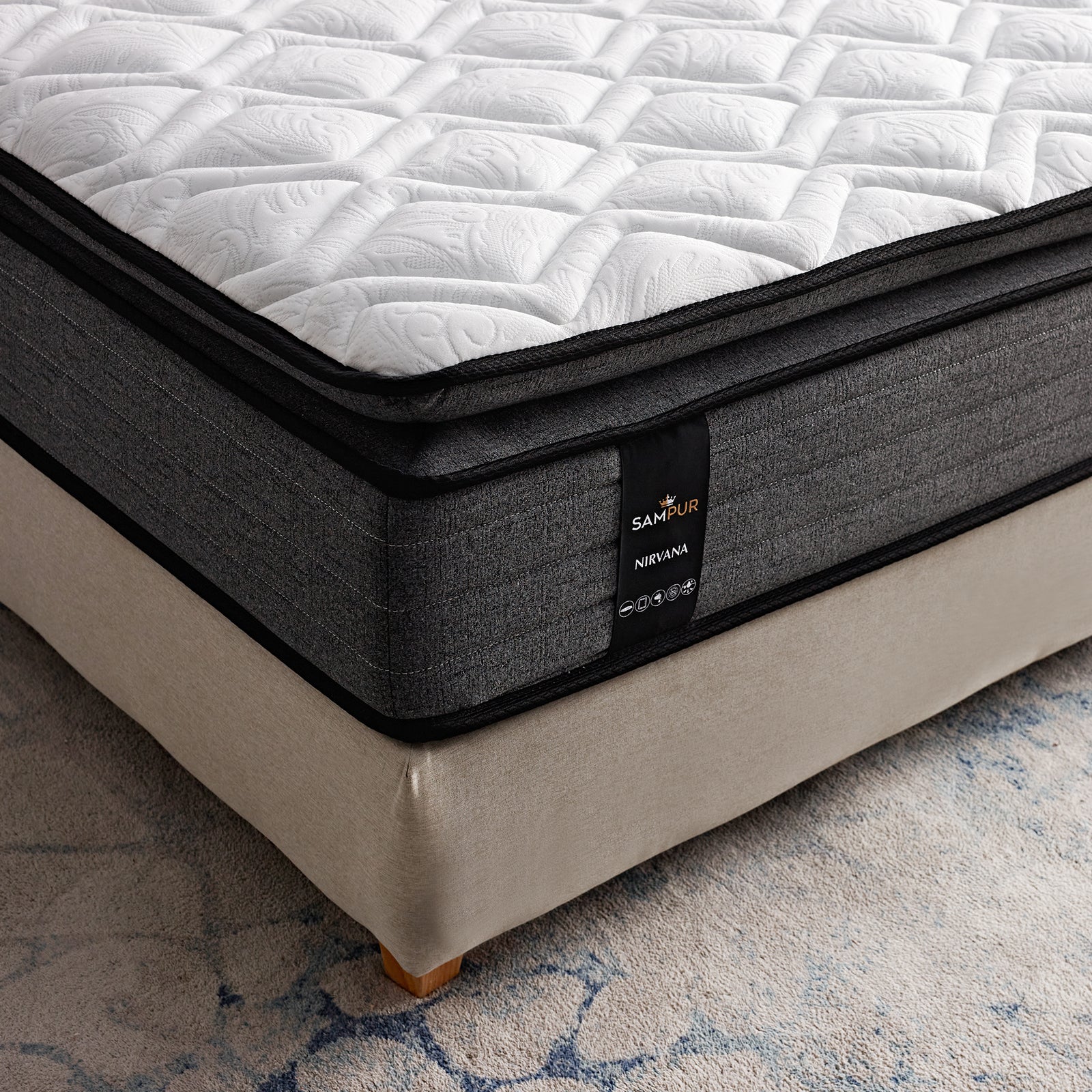 Nirvana-Matratze: Memory Foam, Federn und Latex