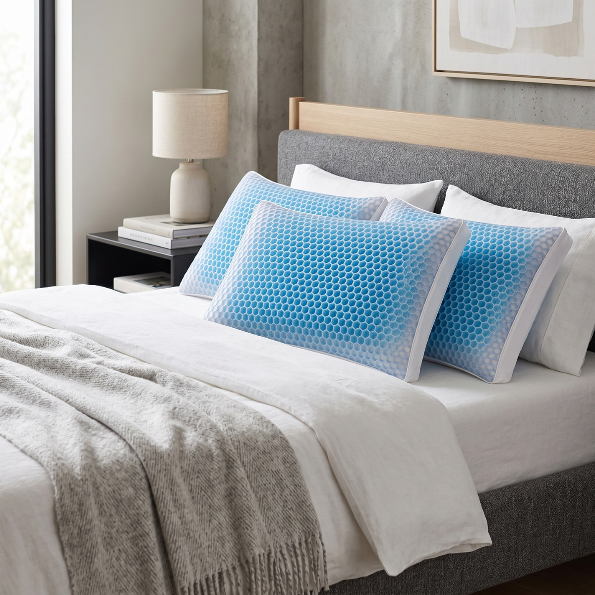 Oreiller ferme microfibre Housse TPE 3D - Collection Innovant