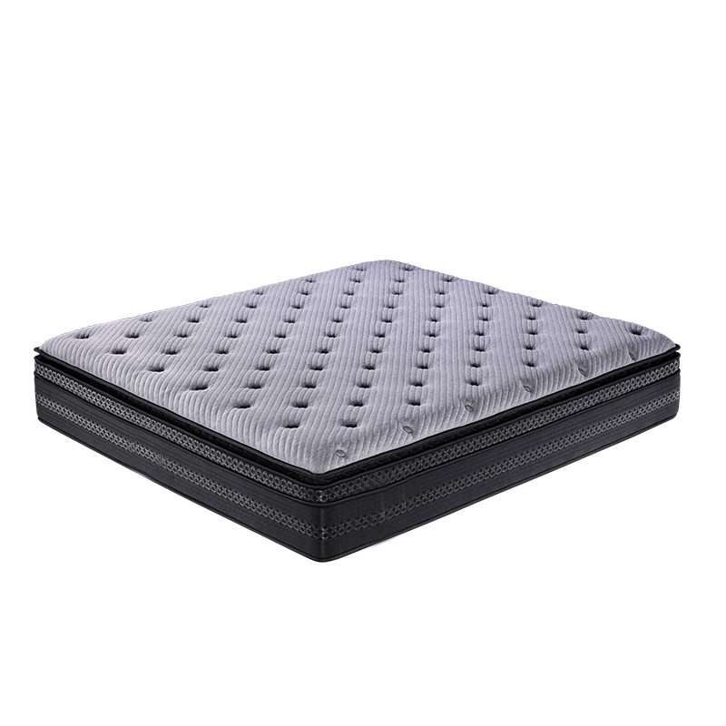 Matelas ressorts ensachés avec double surmatelas mémoire de forme - Collection Nuage