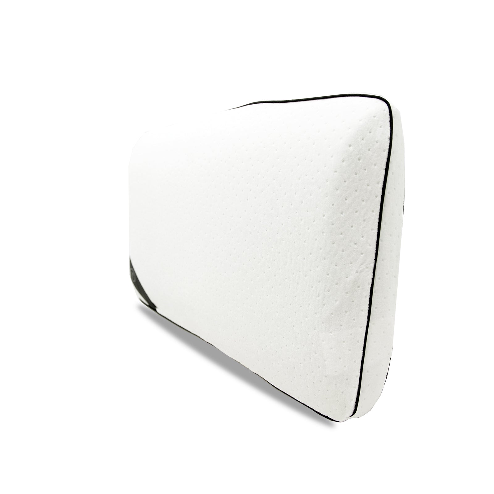 Memory foam pillow, micro-perforated, removable cover - Fantasia Black Collection