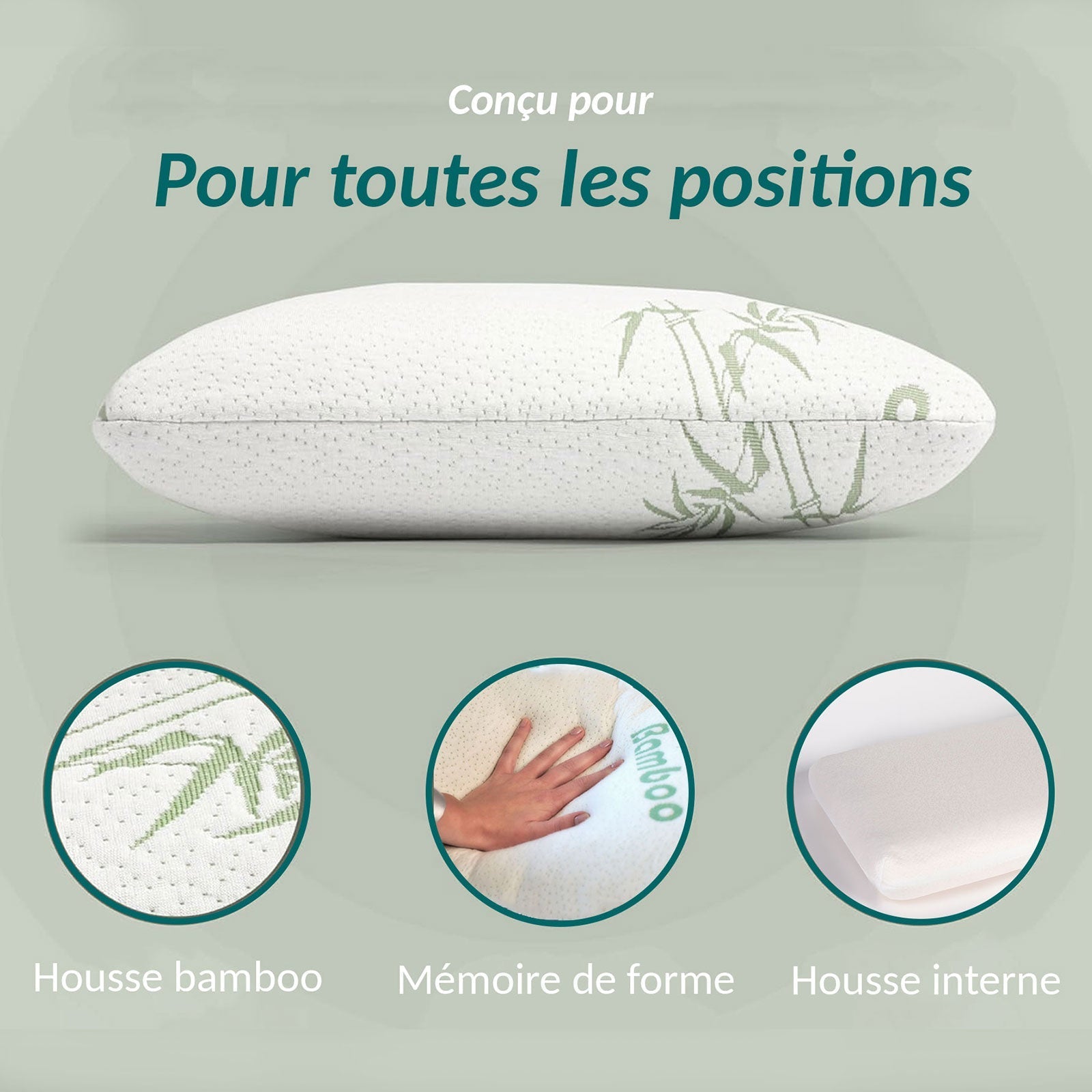 Pack Promo Diamant : Couette & Oreiller 40x70 cm & 60x60 cm