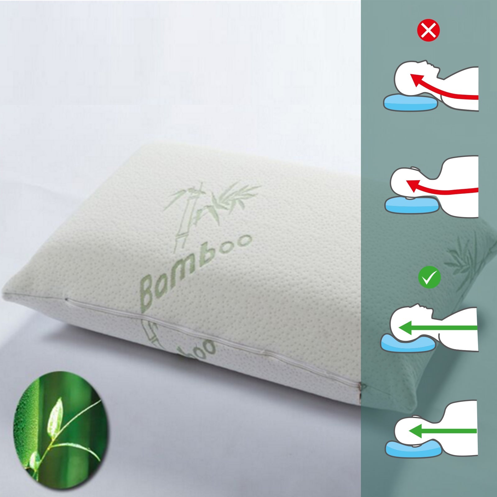 Pack Promo Diamant : Couette + Oreiller 40x70 cm et 60x60 cm + Traversin