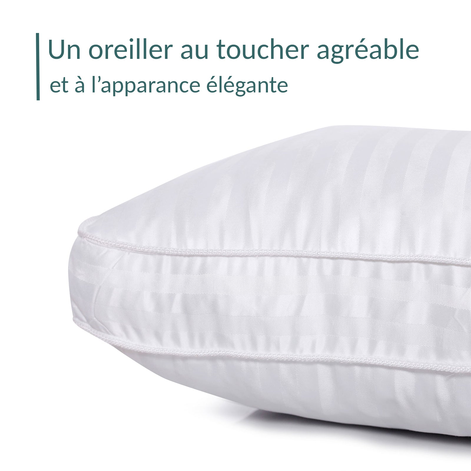 Hypoallergenic microfiber pillow, 15 cm - Palace Collection