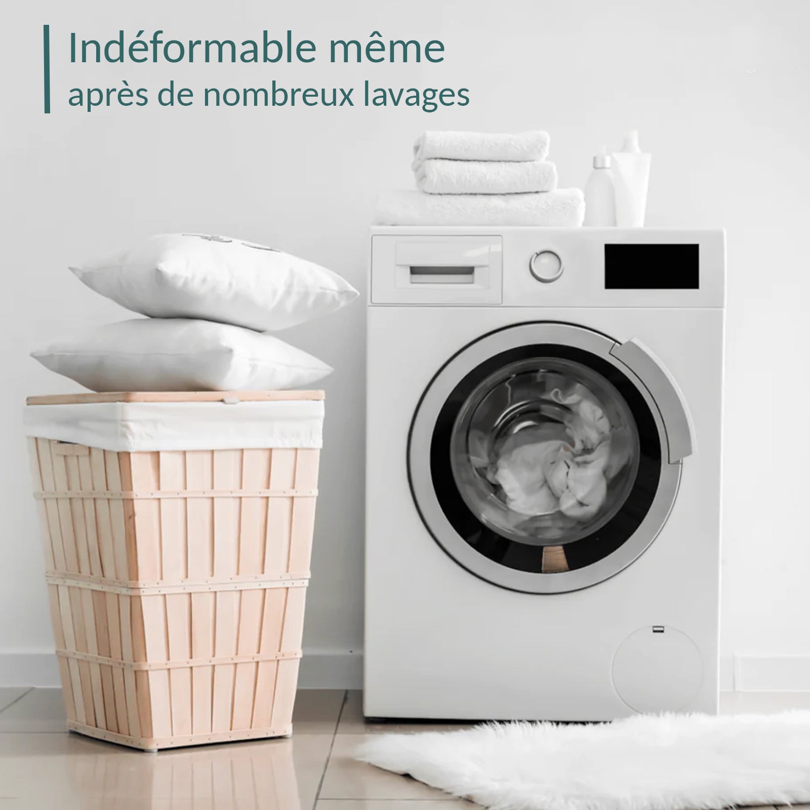 Pack Promo Emeraude : Couette & Oreillers 40x70 cm et 60x60 cm