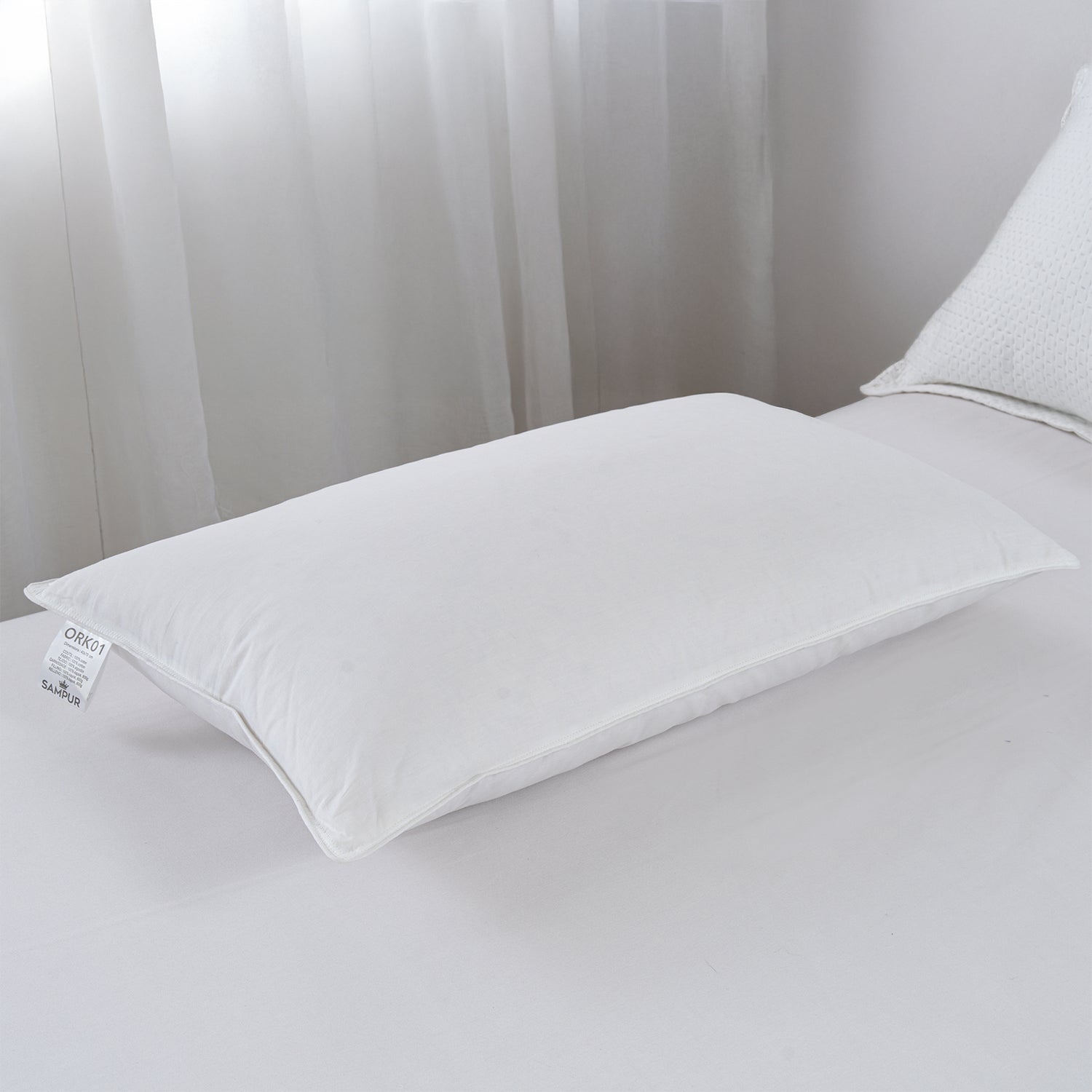 Fantasia Blue Kissen: Mikroperforierter Memory-Schaum - Abnehmbarer Bezug