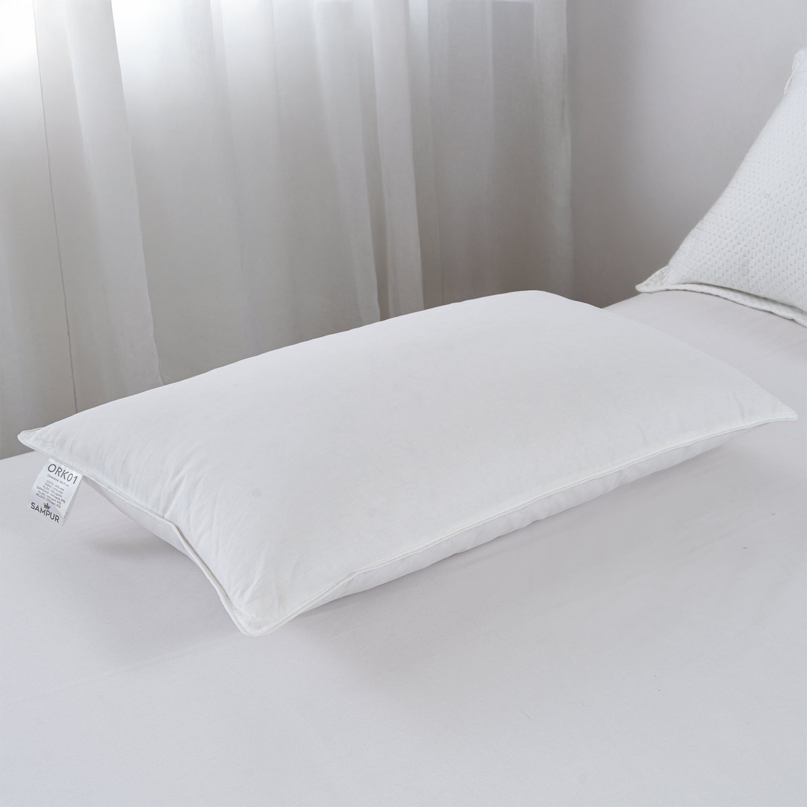 Fantasia Blue Kissen: Mikroperforierter Memory-Schaum - Abnehmbarer Bezug