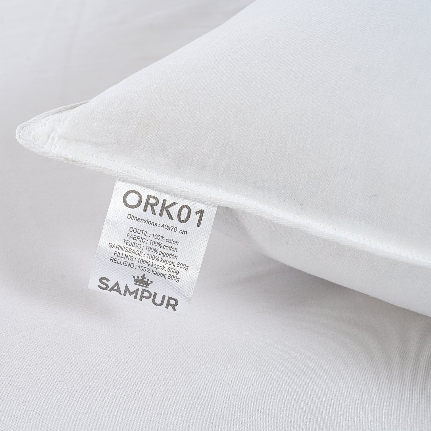 Fantasia Blue Kissen: Mikroperforierter Memory-Schaum - Abnehmbarer Bezug