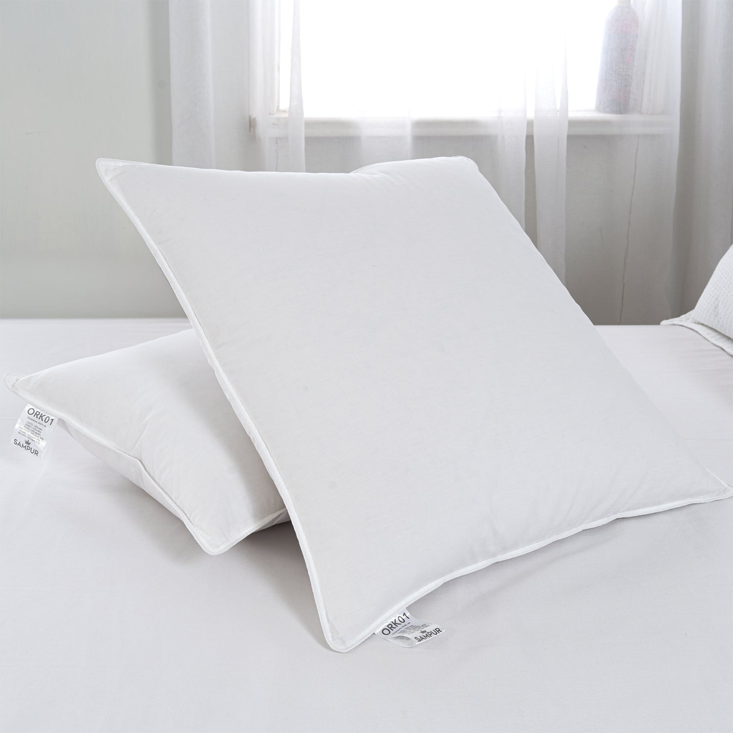 Fantasia Blue Kissen: Mikroperforierter Memory-Schaum - Abnehmbarer Bezug