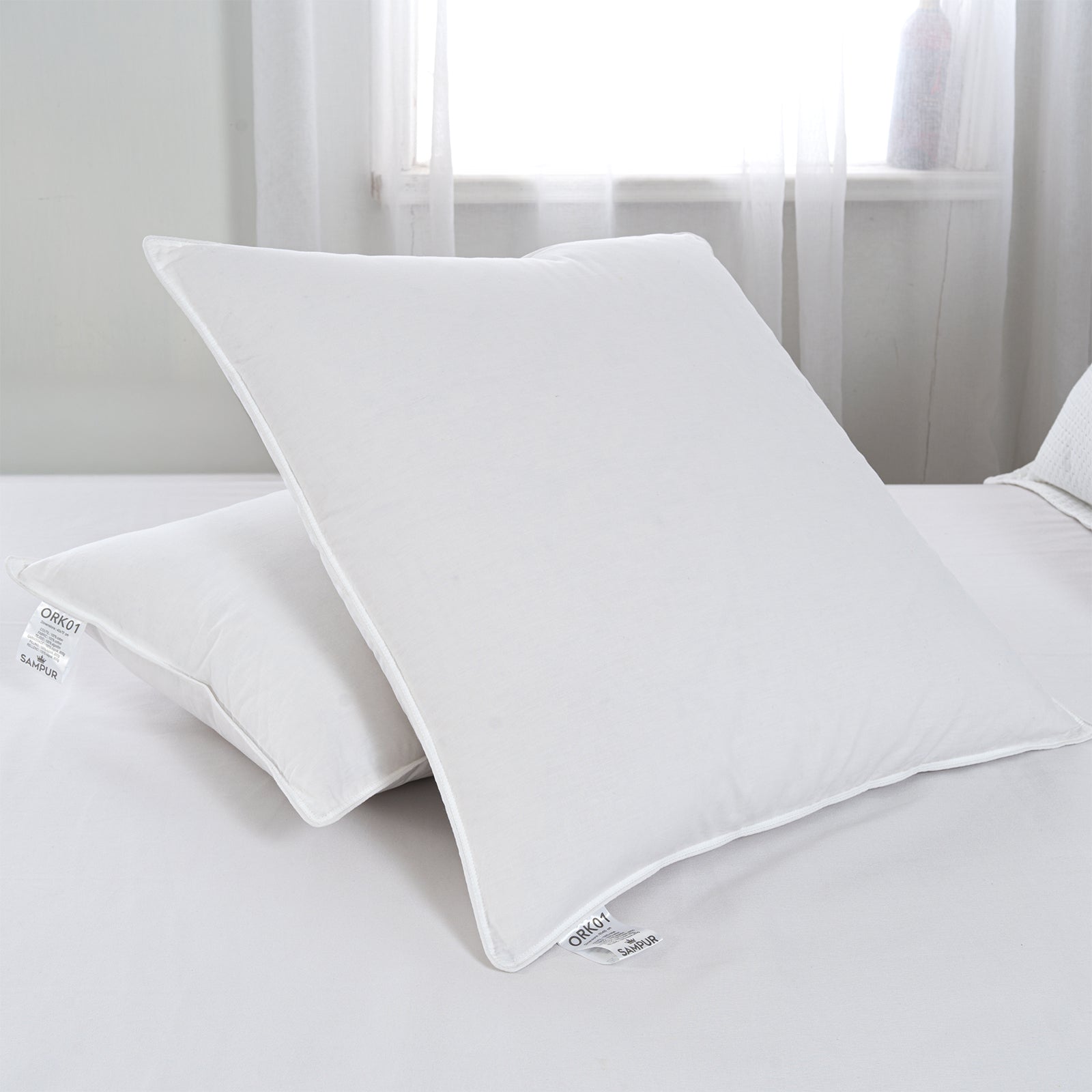 Fantasia Blue Kissen: Mikroperforierter Memory-Schaum - Abnehmbarer Bezug