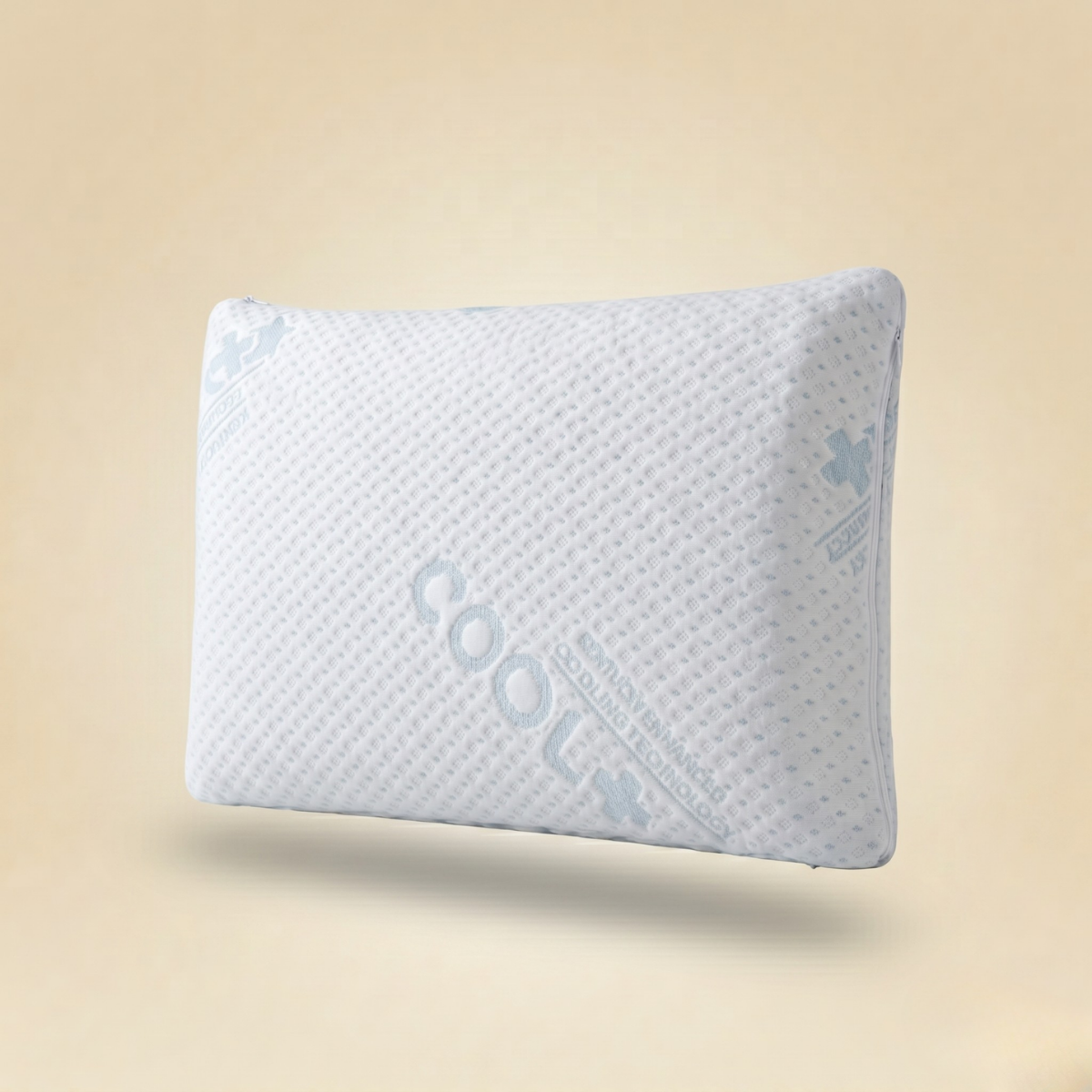 Oreiller mémoire de forme rafraichissant, micro-perforé - Collection Frais