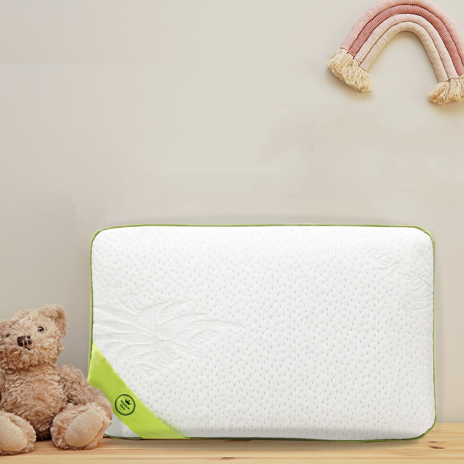 Oreiller mémoire de forme enfant : déhoussable et moelleux