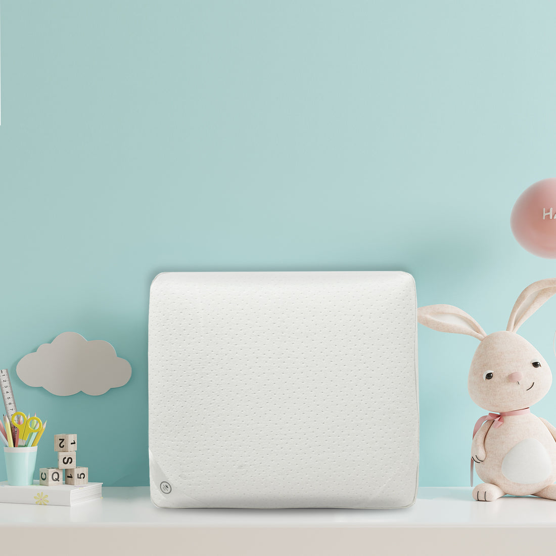 Oreiller mémoire de forme enfant : déhoussable et moelleux