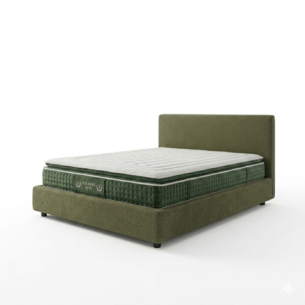Ensemble literie complet avec lit coffre et matelas d&