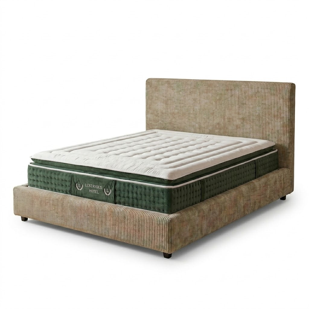 Ensemble literie complet avec lit coffre et matelas d&