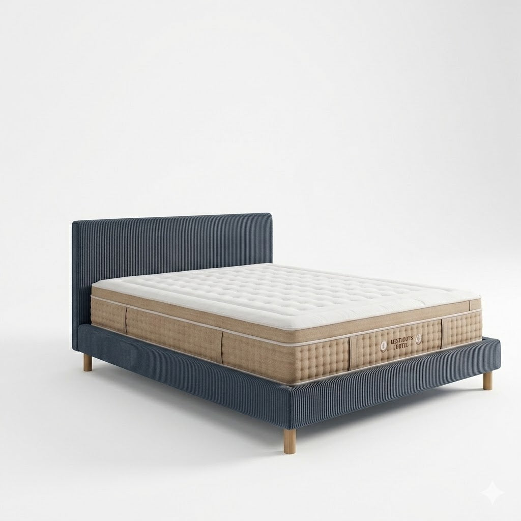 Ensemble avec lit fixe et matelas d&