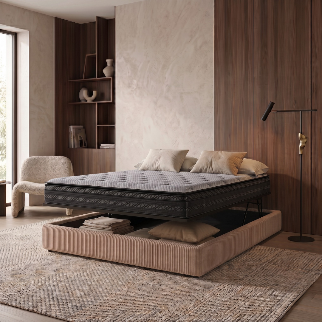 Back-to-School Pack: Bed base + Mattress + Duvet + Pillow