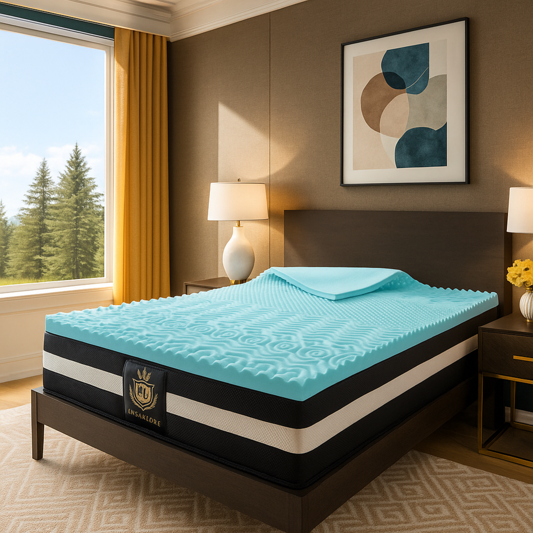 Highland Matratzenauflage: 7 Komfortzonen, mit Memory Foam und frischen Gelpartikeln